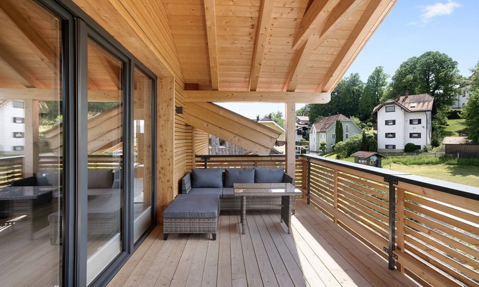 Bad Toelz Apartment | Apartment 'Schwaiger Almblick' with Mountain View, Private Terrace and Wi-Fi