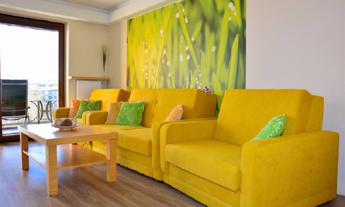 Cetniewo Apartment | Apartment Sunny Bahama 28m2, 4pax, Internet, Balcony, Parking, Lift