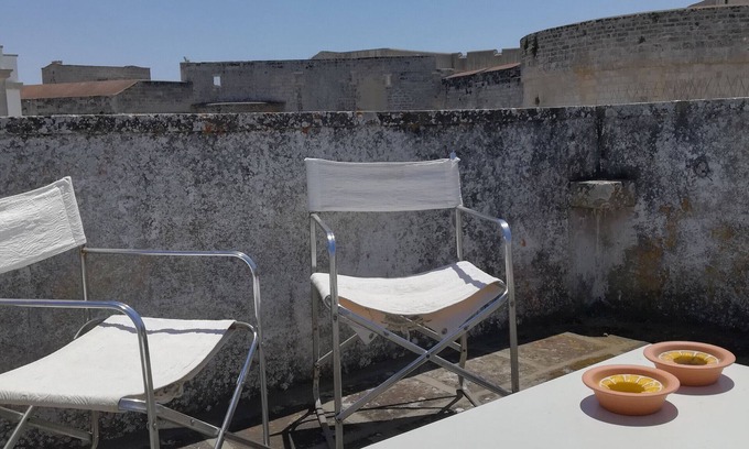 Otranto Historic Centre Apartment | Apartment 'Terrazza Sul Castello Otranto' with Private Terrace, Balcony and Air Conditioning