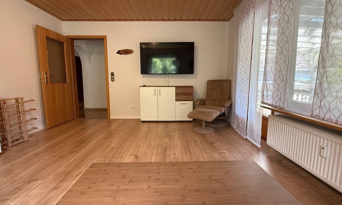 Sexau Apartment | Apartment 'Traumhaftes Übernachten Im Grünen' with Private Terrace, Wi-Fi and Air Conditioning