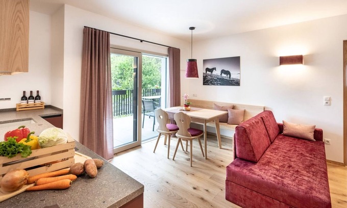 Barbiano Apartment | Apartment 'Vernatsch' with Mountain View, Shared Pool and Wi-Fi