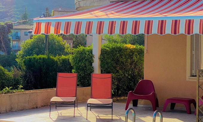 Vence Apartment | Apartment-Villa Californienne 50 M2-Pool,Garage,Shops&old town on foot