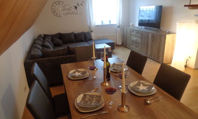 Hessisch Oldendorf Apartment | Apartment with a view of the Weser Uplands and a convenient location