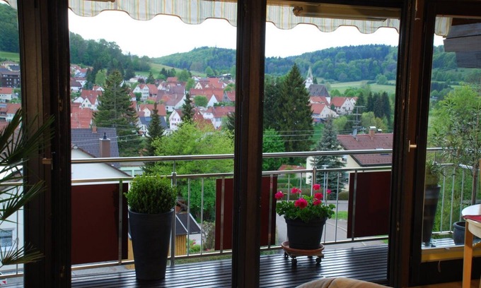 Gomadingen Apartment | Apartment with balcony and wonderful view. Sunny, quiet location on the outskirts