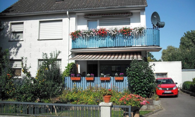 Hontrup Apartment | Apartment with balcony in Teutoburg Forest