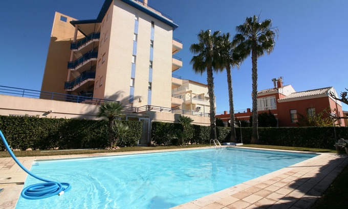 Oliva Apartment | Apartment with pool and sea views.