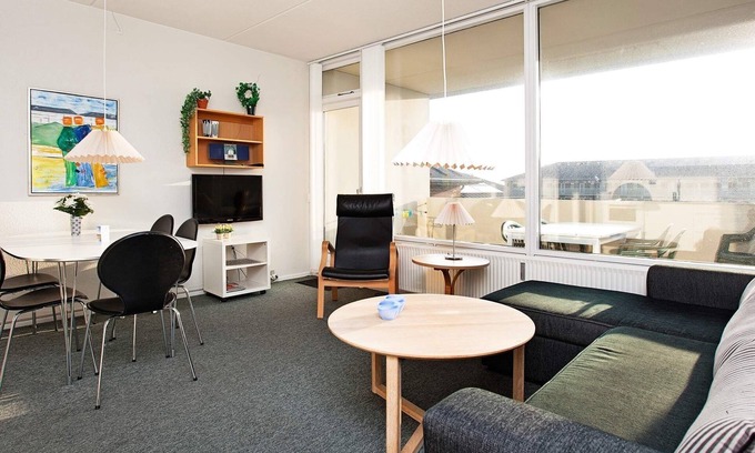 Rindby Strand Apartment | Apartment with terrace in a holiday park