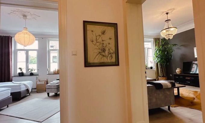 Stolberg Apartment | Apartment 'Zur Erholung' with Private Balcony, Shared Garden and Wi-Fi