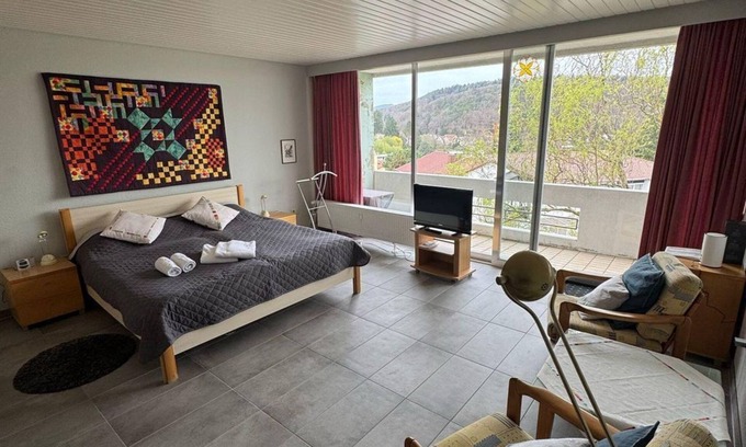 Bad Bergzabern Apartment | App. 3.8 - apartment/apartment, bathroom, WC, living/bedroom