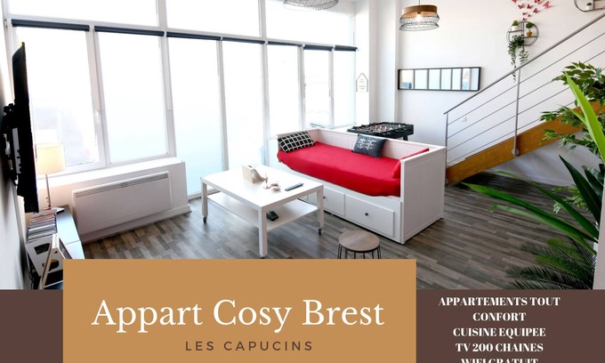 Downtown Apartment | Appart Cosy Brest Les Capucins