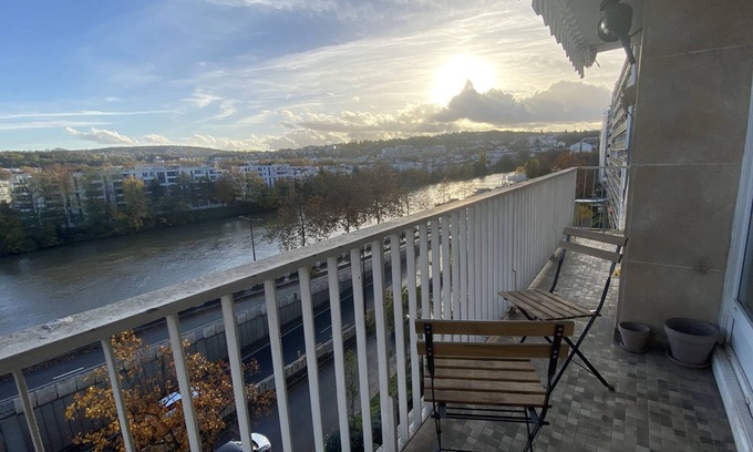 Billancourt–Rives de Seine Apartment | Appartement sur Quai de Seine, Proche Paris