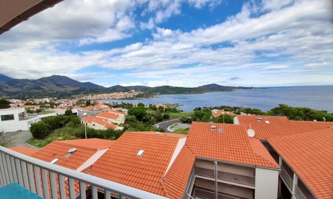 Banyuls-sur-Mer Apartment | Appartement d'une chambre avec vue sur la mer jardin et wifi a Banyuls sur Mer a 2 km de la plage