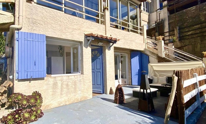 Calanque de Morgiou Apartment | Appartement Fanny. Terrasse, vue mer