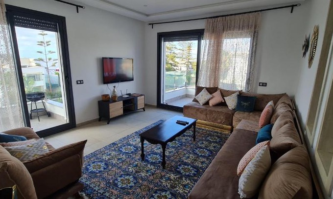 Skhirat Plage Apartment | Appartement neuf haut standing vue mer