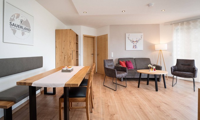 Duedinghausen Apartment | Appartement Panorama, 55qm, Terrace