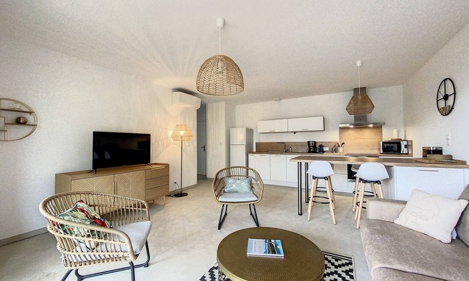 Lecci Apartment | Appartement T2 Neuf, les Terrasses de Ciaccone Proche mer et Montagne