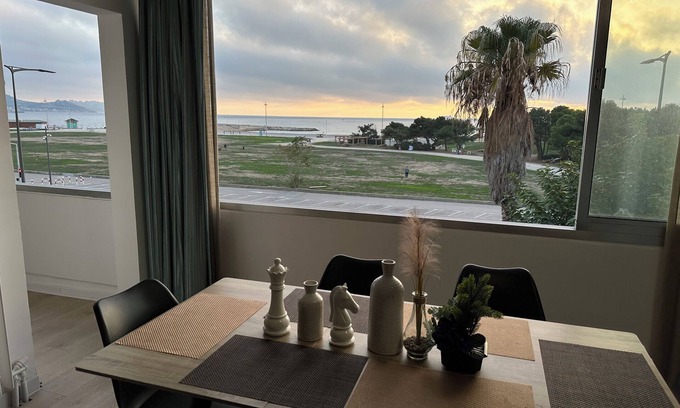 La Plage Apartment | Appartement T3 VUE MER en Face des JO