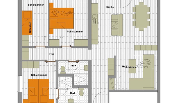 Warth Apartment | Appartemnet Seebachsee In the middle of Warth am Seebachsee
