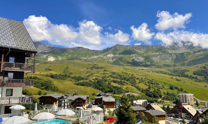 Montgellafrey Apartment | Appt 4/6 - Swimming pool - Le Grand Domaine Valmorel/Saint-François-Longchamp