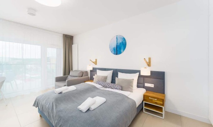 Miedzyzdroje Apartment | Aquamarina Prima 79 | Fashionable Studio | Parking