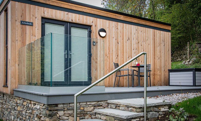 Windermere Cabin | Arlesbeck Woodland pod - a holiday Pod that sleeps 2 with an en-suite