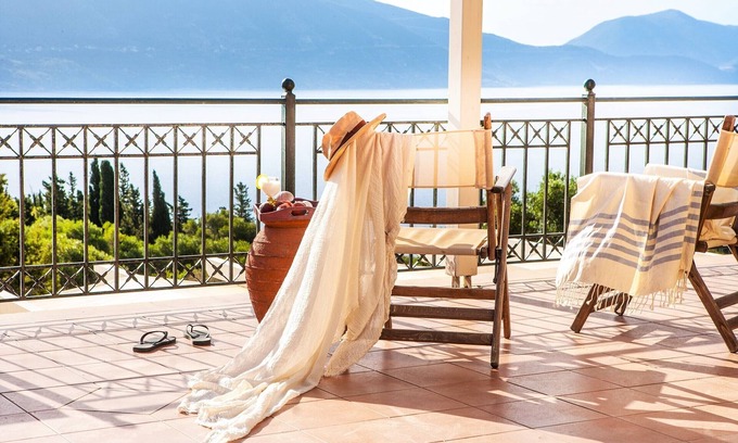 Evreti Villa | Armonia Villa, Stunning views, private pool, peaceful location, sleeps 2-7