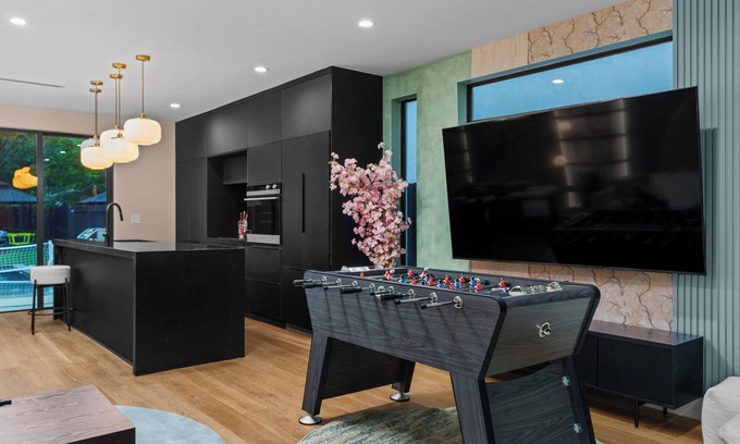 Buena Vista House | Asian-Lux Home, Private Pool, Outdoor Living, Foosball, Grill in Design District