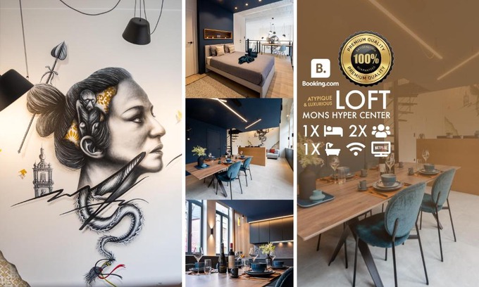 Mons Apartment | Atypique LOFT Mons City Center