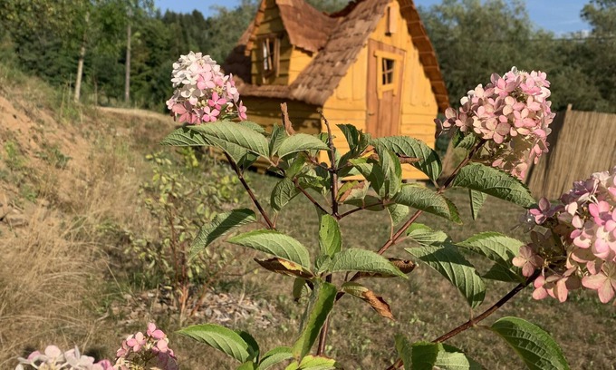 Ronchamp Cabin | Au Bonheur Comtois unusual cabin with swimming pool