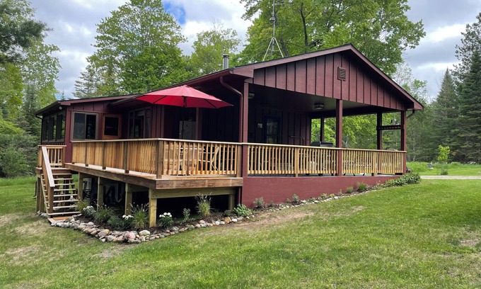 Grayling Cabin | AuSable River Rustic Cabin w/Central Air