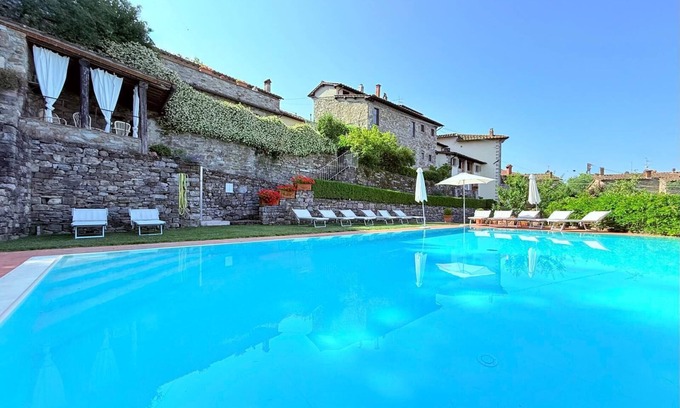Vaiano House | Authentic Tuscan hamlet with private infinity pool. 25 kilometers from Florence