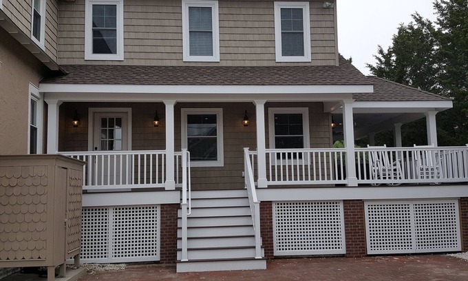 Avalon House | Avalon Townhome with Pool & Cabana ~ Great Location!