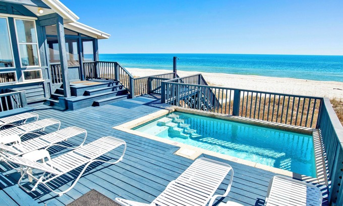 Surf Side Shores House | Avocet- Beachfront, Private Pool