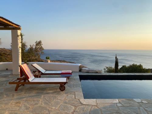 Kato Aprovatou Apartment | AVRA, a serene Cycladic villa with private pool overlooking the Aegean Sea