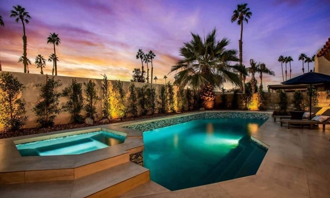 Palm Desert House | Azure Oasis - Saltwater Pool & Spa with putting green!