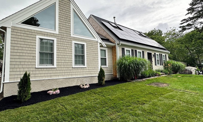 New Seabury House | Back yard oasis, In-ground Pool, 3 miles from South Cape Beach, Mashpee Commons