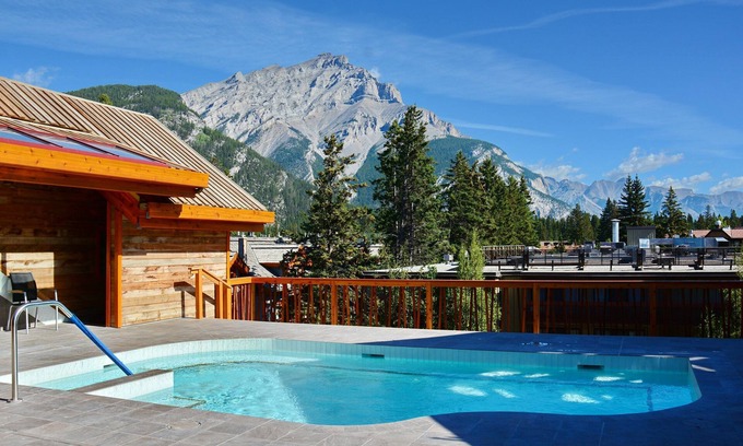 Banff Apartment | Banff Getaway with Unique Decor/Hot Pools On-Site