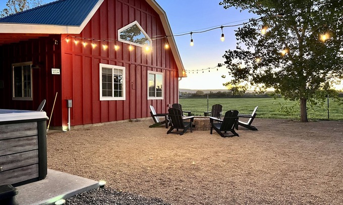 Clifton House | Barn house stay near Palisade, hot tub and views!