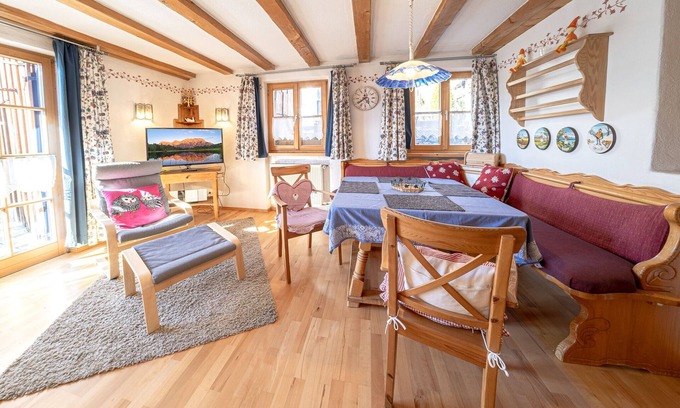 Wallgau Ski Chalet | Barn, large terrace, Grander water