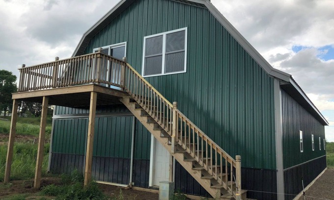 East Springfield House | Barn Loft Apartment on Regenerative Family Farm