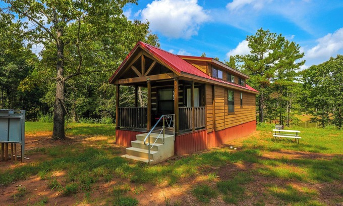 Gilmer Cabin | Barnwell Mountain Cabins #1: Cabin/tiny home w/loft in Gilmer across from BMRA