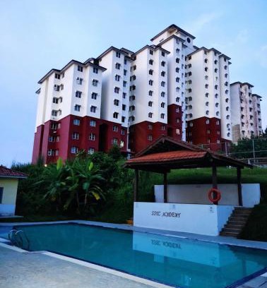 Hulu Selangor Apartment | Barokah Homestay Buginvilla Taman Bunga Raya