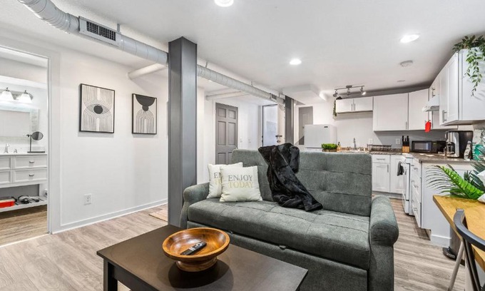 Alamo Placita House | Basement with Full Kitchen and Near Downtown