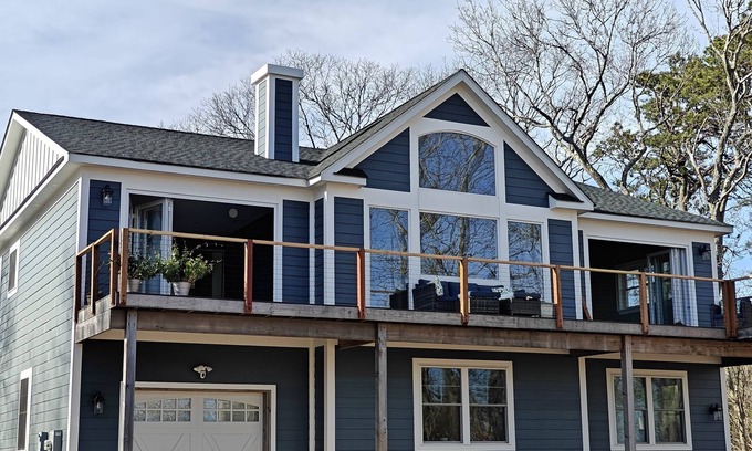 Flanders Apartment | Bayfront house on 150 acre nature preserve and private road!
