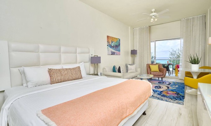 Blue Waters Hotel | Beach Break in Rockley Beach! Two Comfortable Suites, Pool, Free Breakfast!