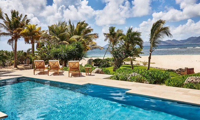 Blowing Point Villa | Beach Escape Villa - 5 Bedroom Beachfront Villa with Pool