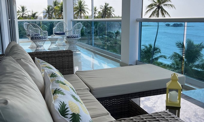 Juan Dolio - El Pueblo House | Beach front apartment with spectacular views.n