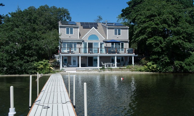 Cedarville House | Beach front house with incredible water views from every room!