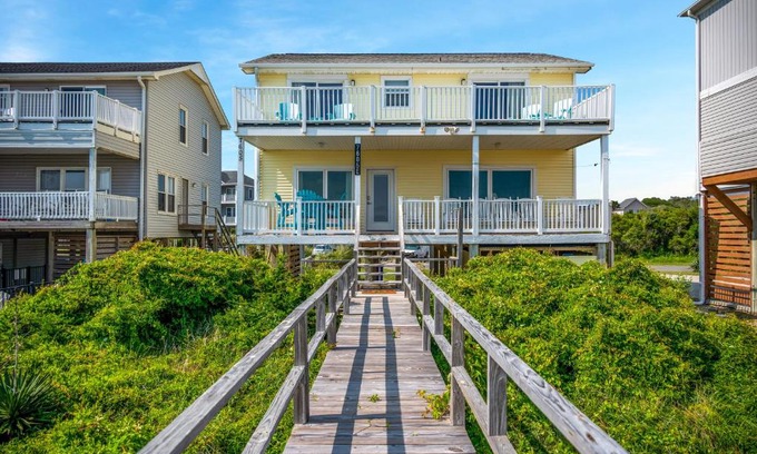 Yaupon Beach House | Beach Walkers by Oak Island Accommodations