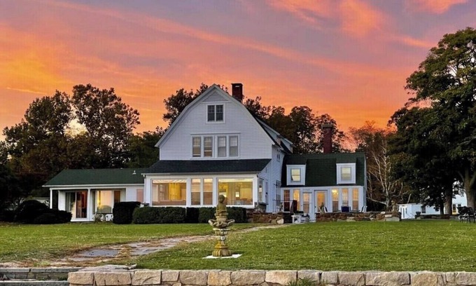 Pipes Cove House | Beach/Waterfront 7.2 ac Estate with Dockage -40 ft